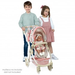  DE CUEVAS TOYS-80335 Coche paseo muñeca (DeCuevas 80335) para 3  años y más, Gris: Juguetes y juegos