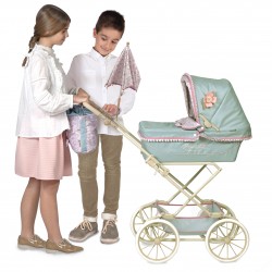 Carro de Muñecas Provenza Plegable con Sombrilla DeCuevas Toys 82045 | DeCuevas Toys