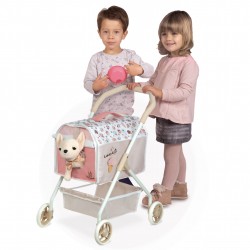 Carro de Muñecas Silla 2 en 1 de 3 Ruedas con Muñeca Sweet DeCuevas 90248