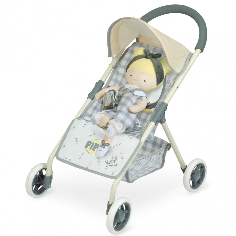 Carrito De Muñecas Sweet 2 En 1 Con Muñeca Blandita DeCuevas 90248 – Paseo Y Silla Cómoda Para Jugar Sin Parar