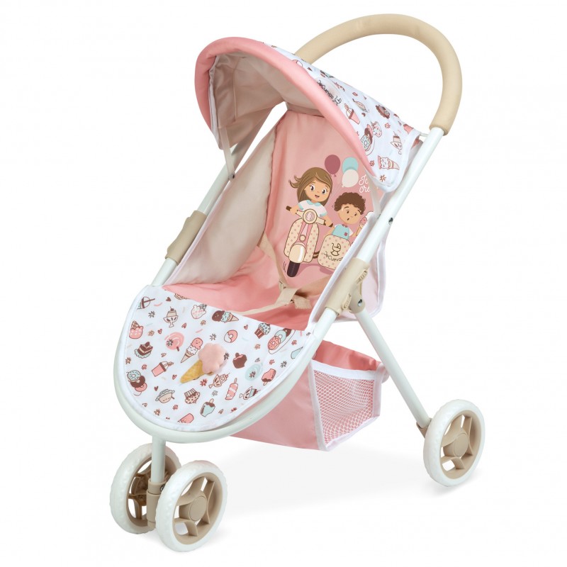 Carrello Della Spesa Giocattolo Sweet DeCuevas Toys 52048 - Pieghevole Con Tasca, Per Bambole, Collezione Sweet - 3
