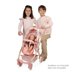 Carro de Muñecas Tulipe 3x1 Plegable DeCuevas 80574 | DeCuevas Toys