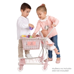 Carro de Supermercado Koala con Accesorios y Portabebé DeCuevas 52179 | DeCuevas Toys