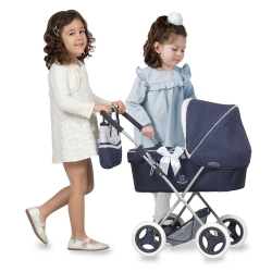 Carro de Muñecas Vintage Plegable con Sombrilla DeCuevas Toys 85044 | DeCuevas Toys
