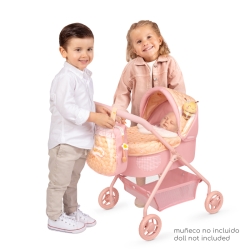 Carro de Muñecas Mi Primer Cochecito con Peluche Honey DeCuevas 86070 | DeCuevas Toys