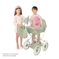 Carro de Muñecas Plegable con Manillar Regulable y Sombrilla Botanic DeCuevas 81068 | DeCuevas Toys