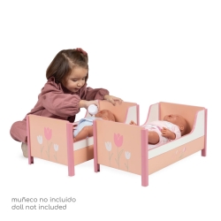 Litera Convertible de Madera para Muñecas Tulipe con Colchón DeCuevas 54274 | DeCuevas Toys