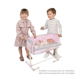 Cuna de Muñecas Duerme Conmigo Sophie Ajustable DeCuevas 51275