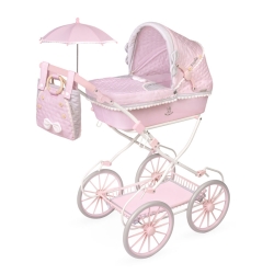 Carro de Muñecas Sophie Plegable con Sombrilla DeCuevas 81075