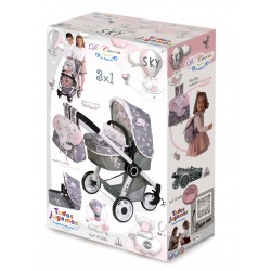 Coche Gemelar De Cuevas Gemelos Sky Plegable Bebe Juguete — Atrix