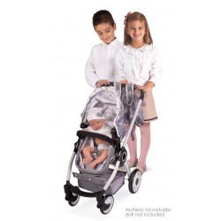  DE CUEVAS TOYS-80335 Coche paseo muñeca (DeCuevas 80335) para 3  años y más, Gris: Juguetes y juegos