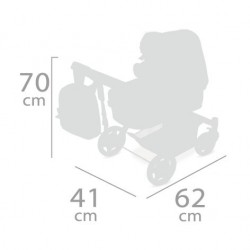 Carro de Mu ecas Plegable Sky 3x1 DeCuevas Toys 80535 DeCuevas Toys