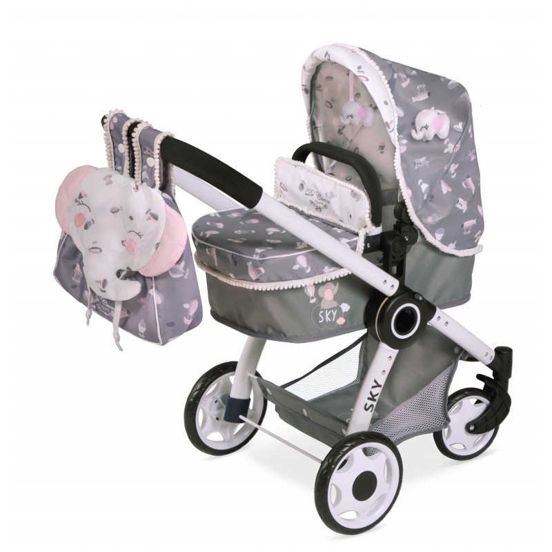 Carro de Muñecas Plegable Sky 3x1 DeCuevas Toys 80535