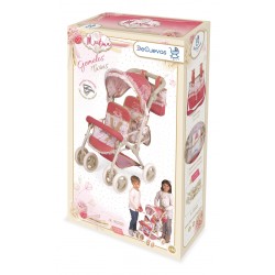 Carro de Muñecas Silla Gemelar Plegable Martina DeCuevas Toys