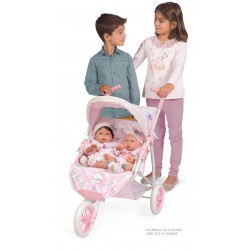 Silla de Muñecas Gemelar Plegable Ocean Fantasy DeCuevas Toys 90341 | DeCuevas Toys