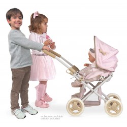 Coche y Silla de Muñecas 3x1 Plegable Didí DeCuevas Toys 85143 | DeCuevas Toys